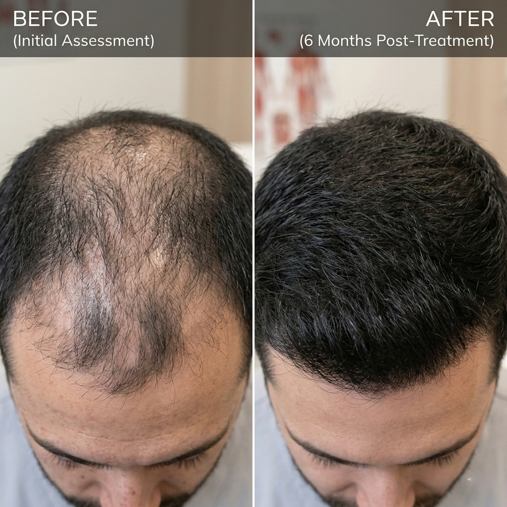 Hair Restoration Before and After