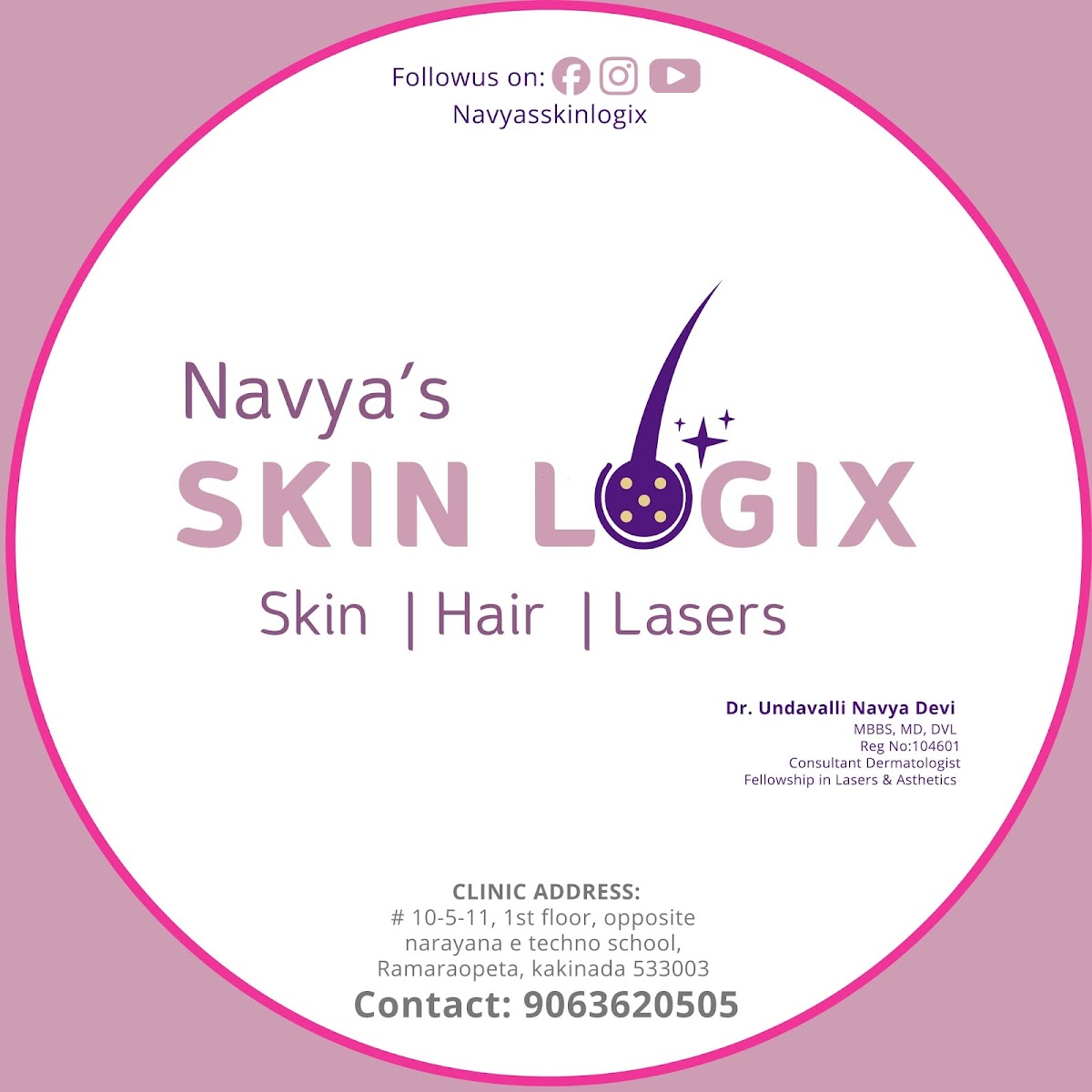 Navya's Skinlogix Clinic Interior 5